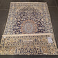 Perserteppich Orientteppich Handgeknüpfter Teppich Nain Seide 210x113cm