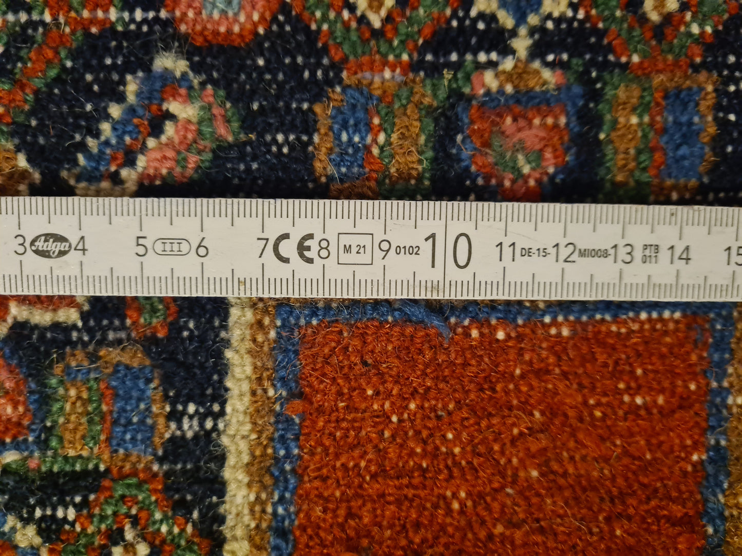 Perserteppich Orientteppich Handgeknüpfter Teppich Bidjar 209x143cm