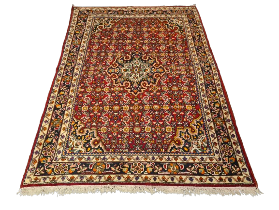 Perserteppich Orientteppich Handgeknüpfter Teppich Bidjar 220x154cm