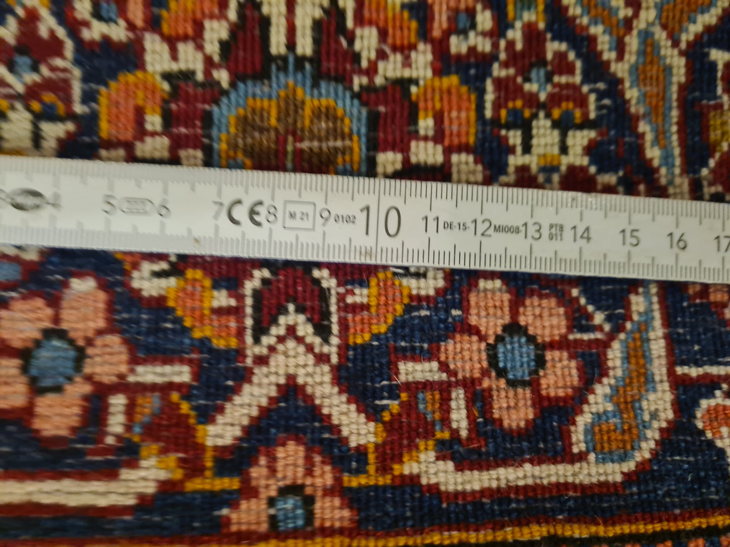 Perserteppich Orientteppich Handgeknüpfer Teppich Keshan 213x131cm