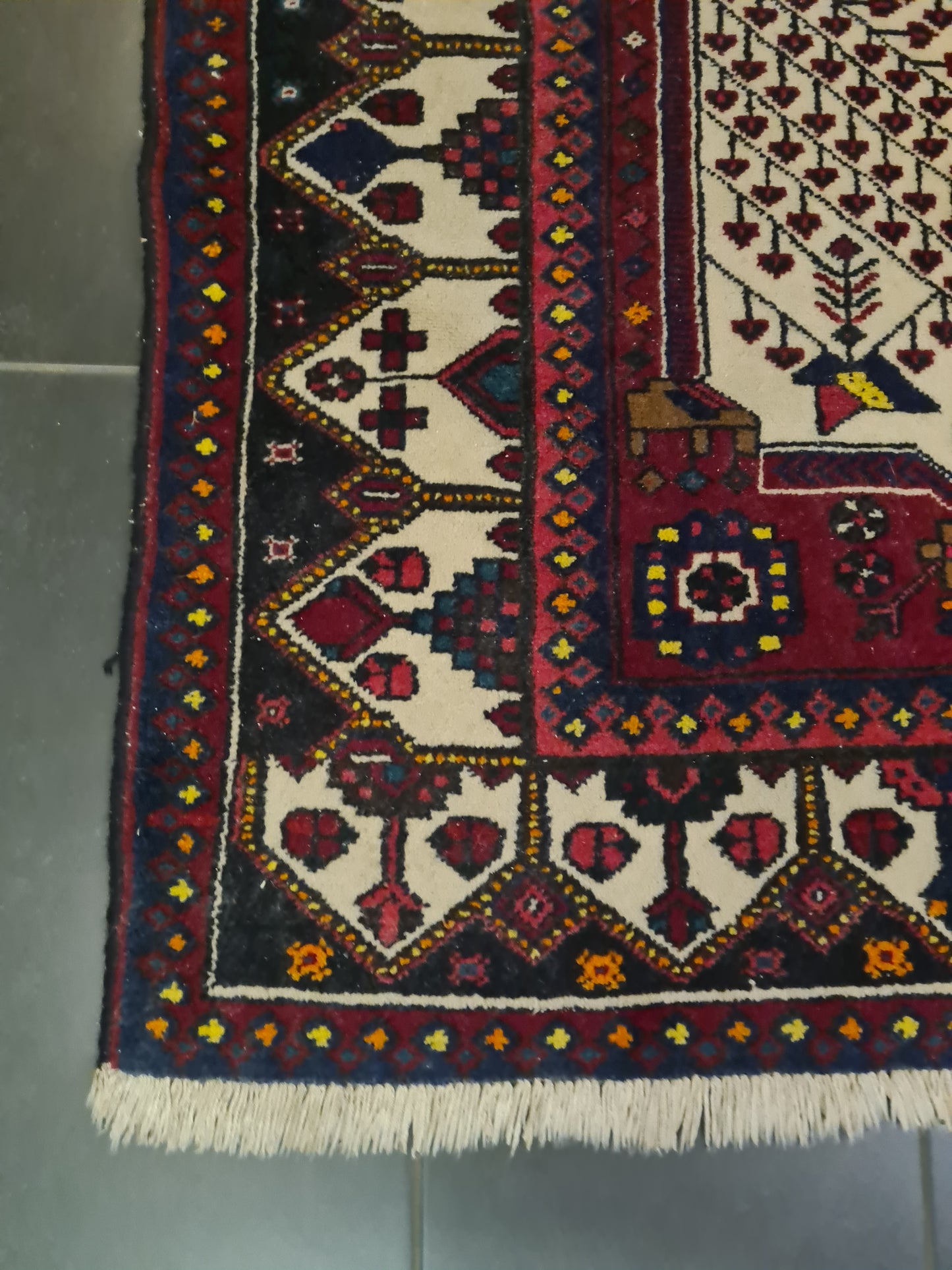 Perserteppich Orientteppich Handgeknüpfter Teppich Malaya 200x132cm