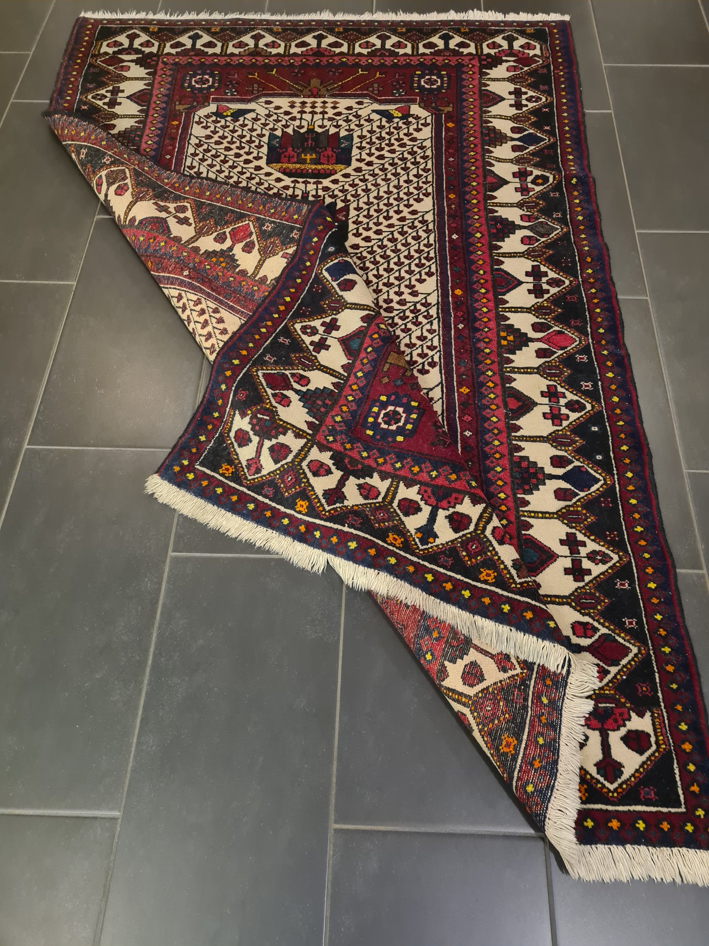 Perserteppich Orientteppich Handgeknüpfter Teppich Malaya 200x132cm