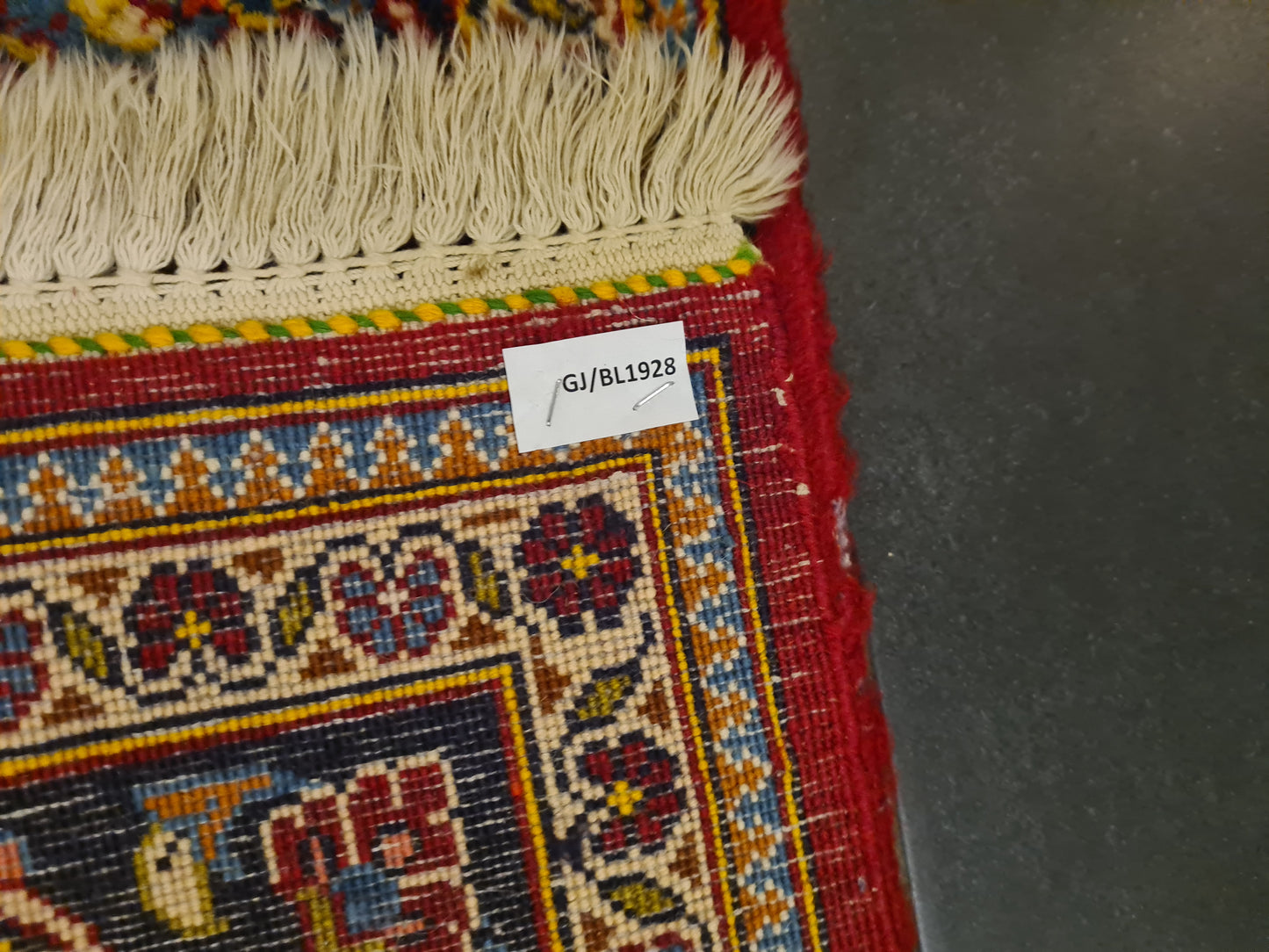 Perserteppich Orientteppich Handgeknüpfer Teppich Keshan 217x135cm