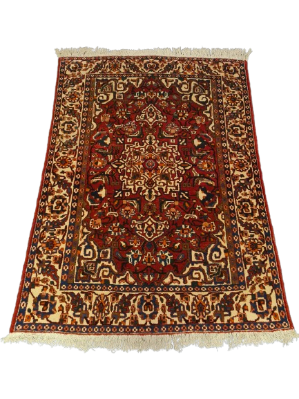 Handgeknüpfter Isfahan Najafabad Perserteppich Orientteppich 202x145cm