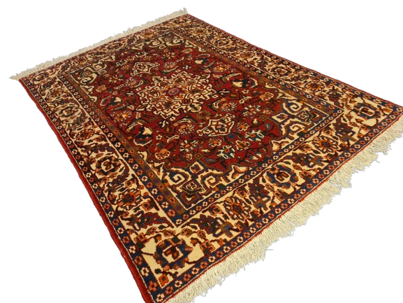 Handgeknüpfter Isfahan Najafabad Perserteppich Orientteppich 202x145cm