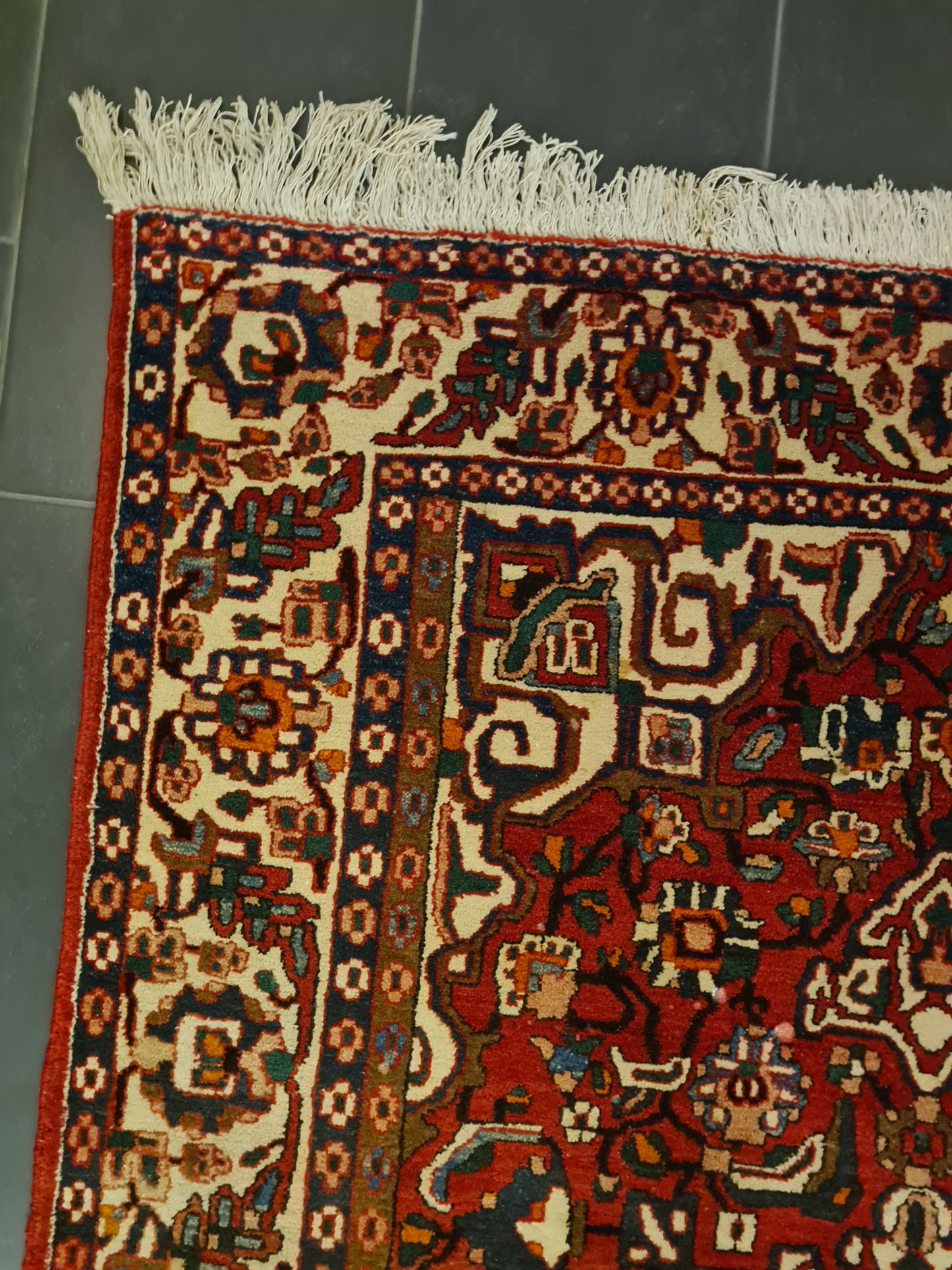 Handgeknüpfter Isfahan Najafabad Perserteppich Orientteppich 202x145cm