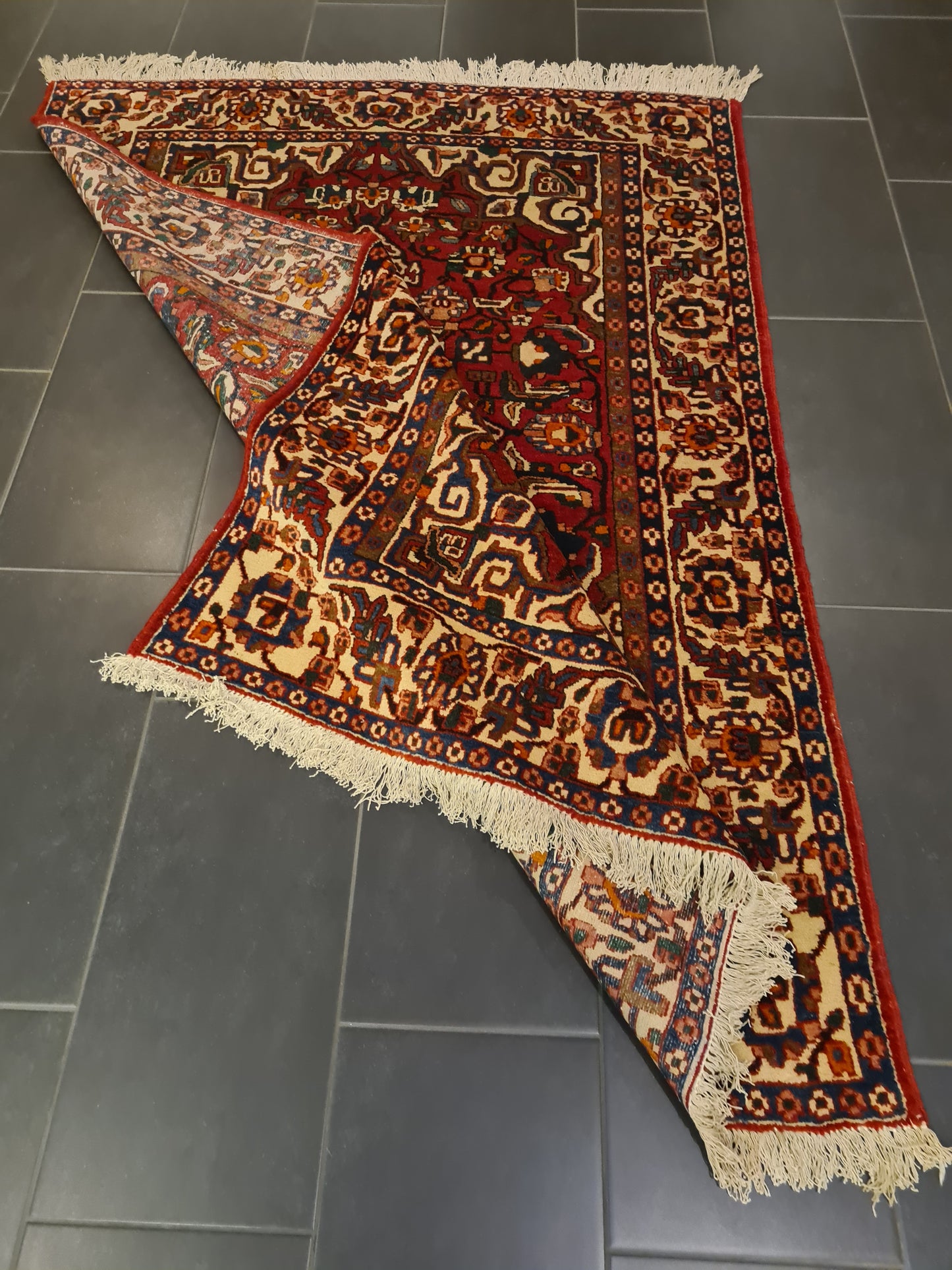 Handgeknüpfter Isfahan Najafabad Perserteppich Orientteppich 202x145cm