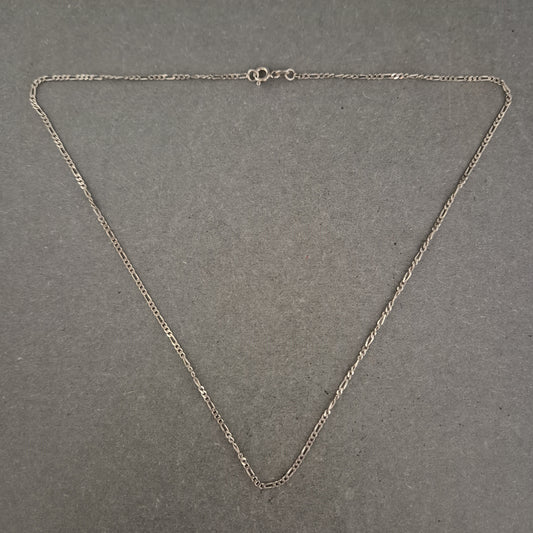 Feine Figarokette aus 925 Silber – Klassischer Look für Sie & Ihn