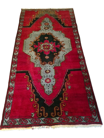 Antiker Teppich Handgeknüpfter Anatol Orientteppich Kasak 300x145cm