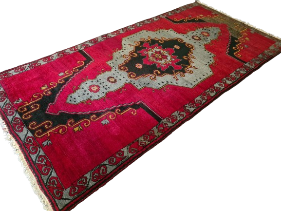 Antiker Teppich Handgeknüpfter Anatol Orientteppich Kasak 300x145cm