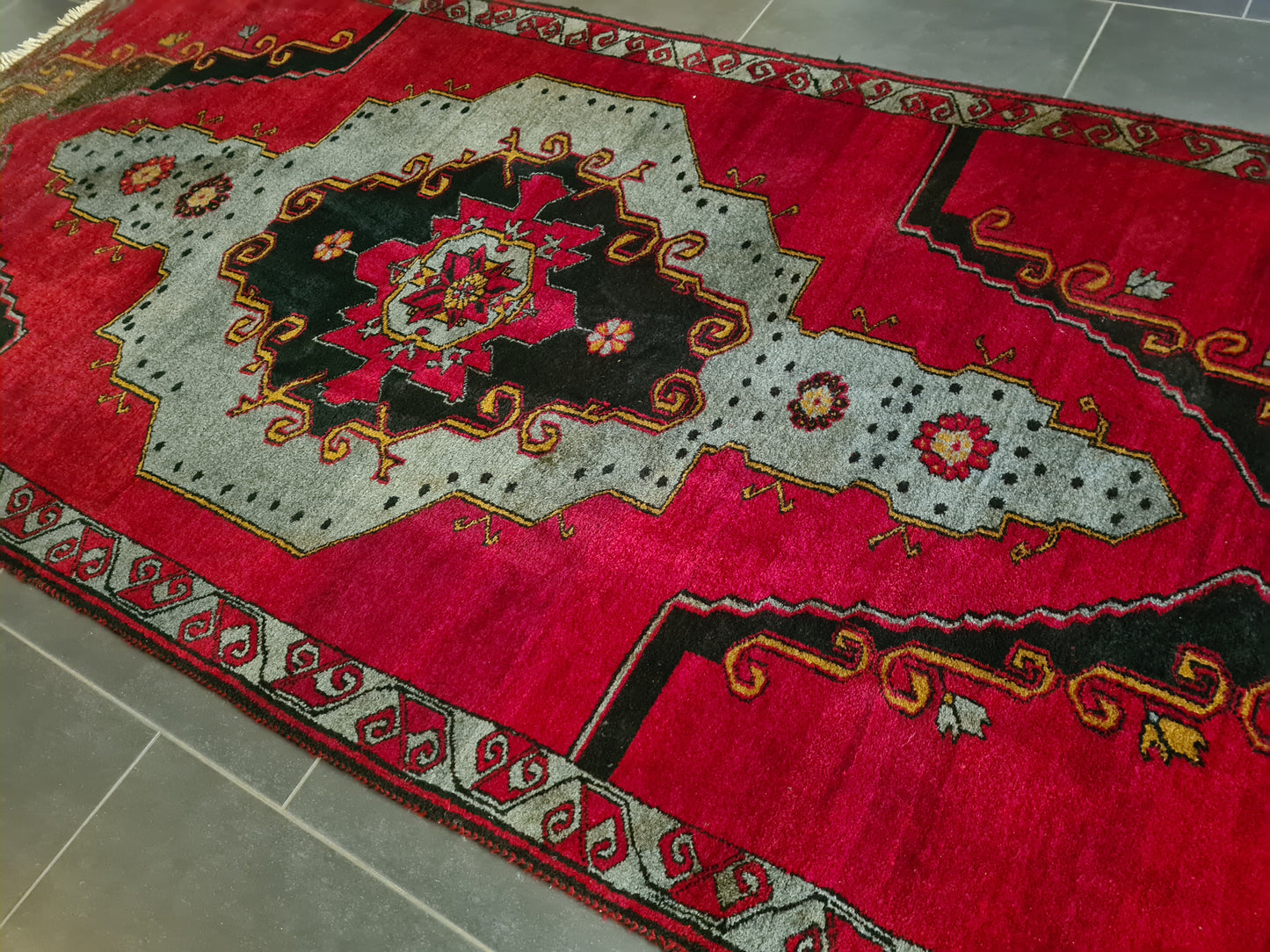 Antiker Teppich Handgeknüpfter Anatol Orientteppich Kasak 300x145cm