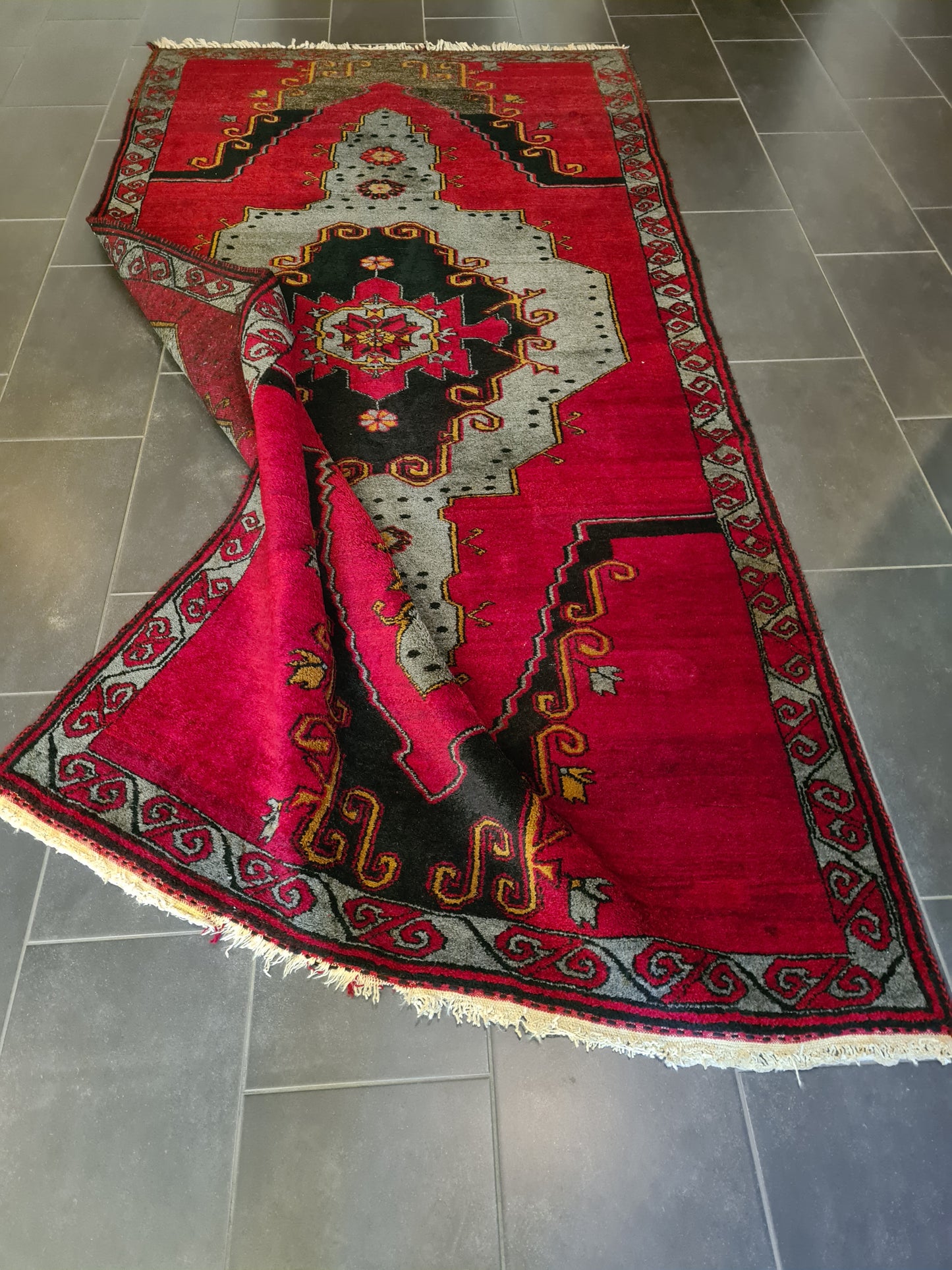 Antiker Teppich Handgeknüpfter Anatol Orientteppich Kasak 300x145cm