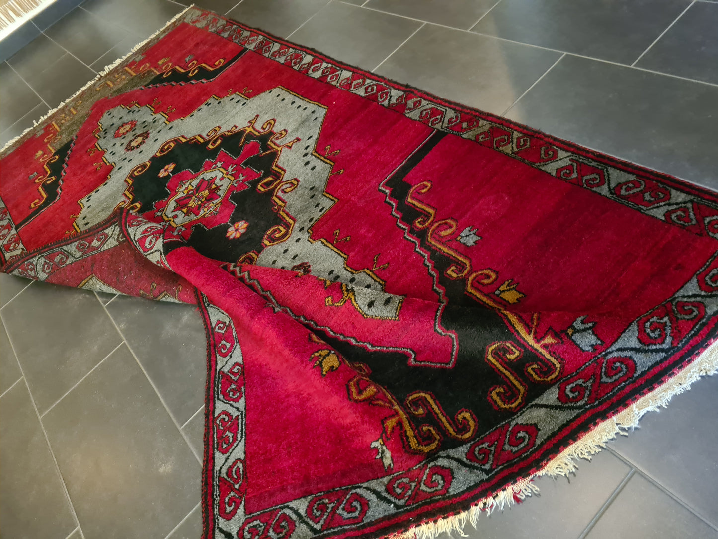 Antiker Teppich Handgeknüpfter Anatol Orientteppich Kasak 300x145cm