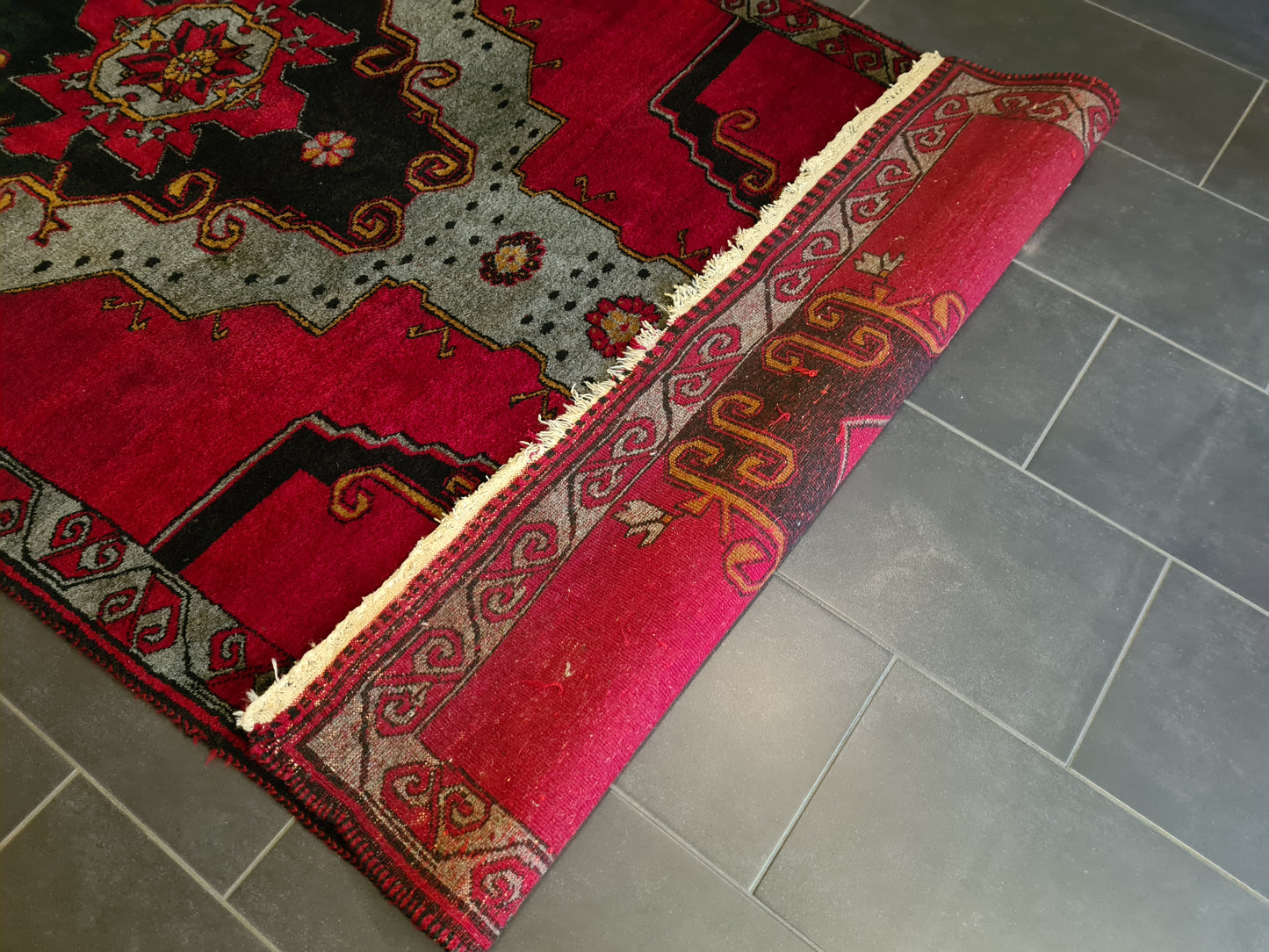 Antiker Teppich Handgeknüpfter Anatol Orientteppich Kasak 300x145cm