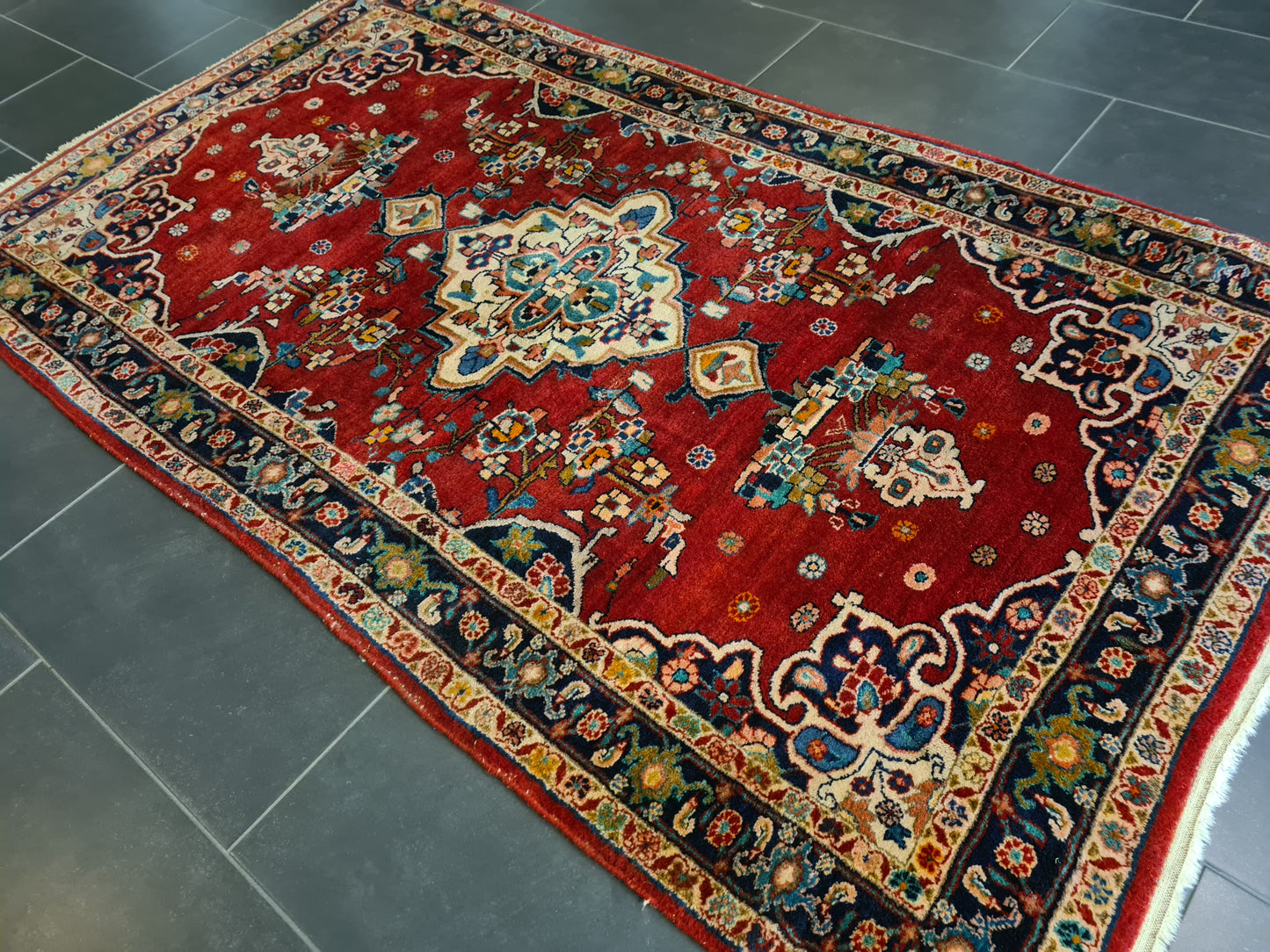 Perserteppich Orientteppich Handgeknüpfter Teppich Sarough 220x130cm