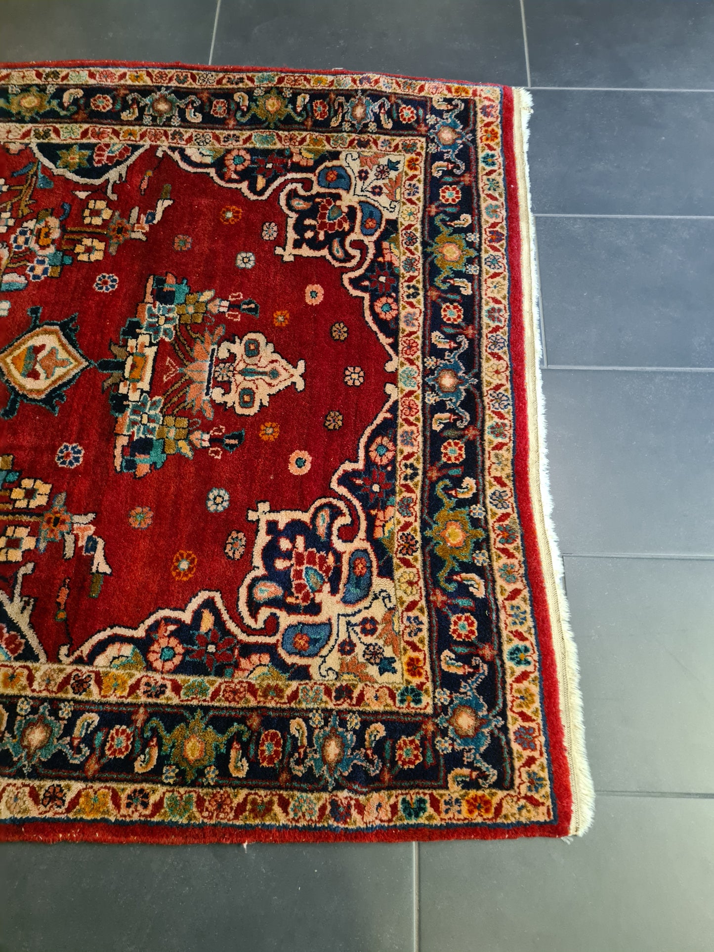 Perserteppich Orientteppich Handgeknüpfter Teppich Sarough 220x130cm