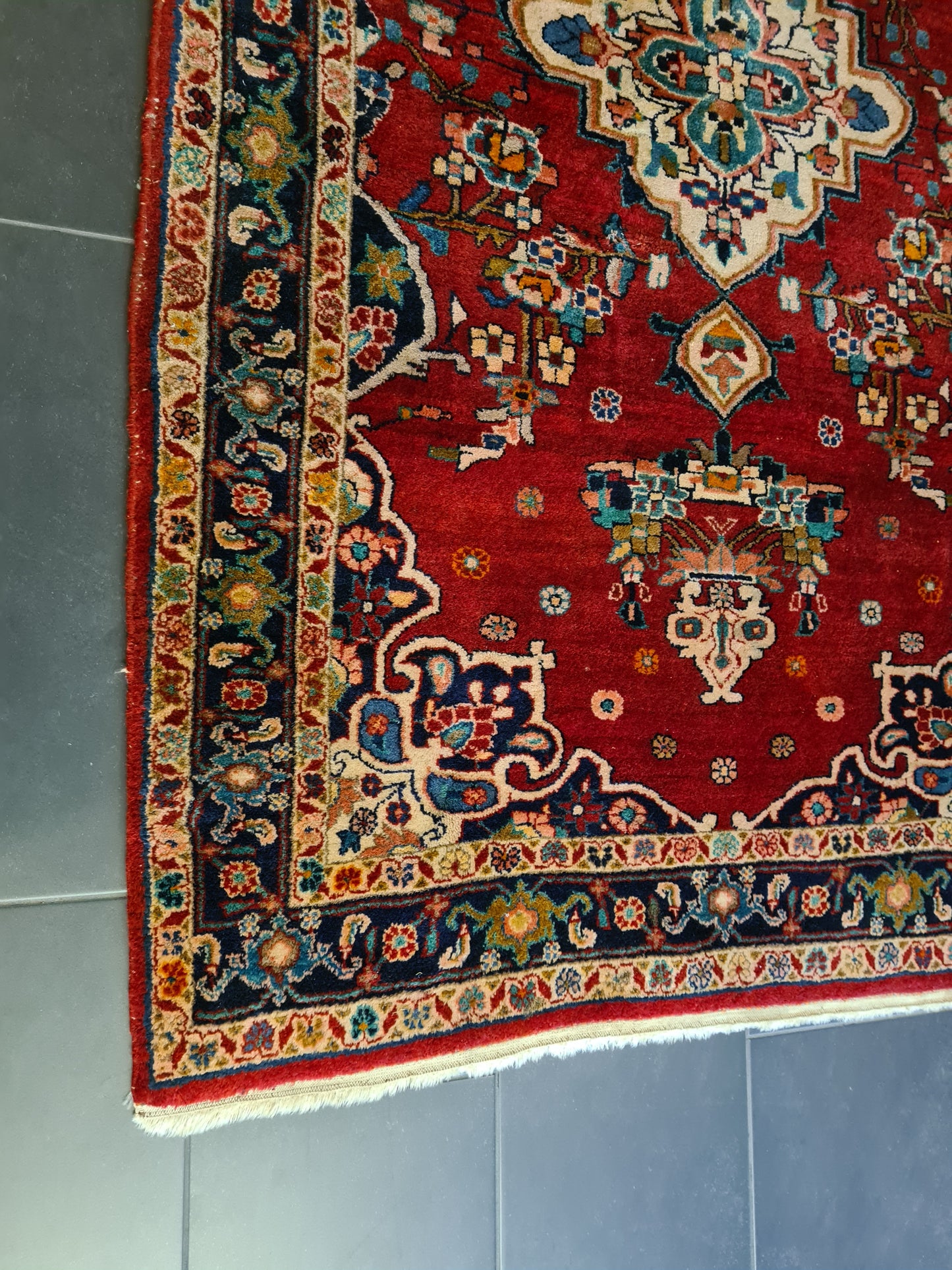 Perserteppich Orientteppich Handgeknüpfter Teppich Sarough 220x130cm