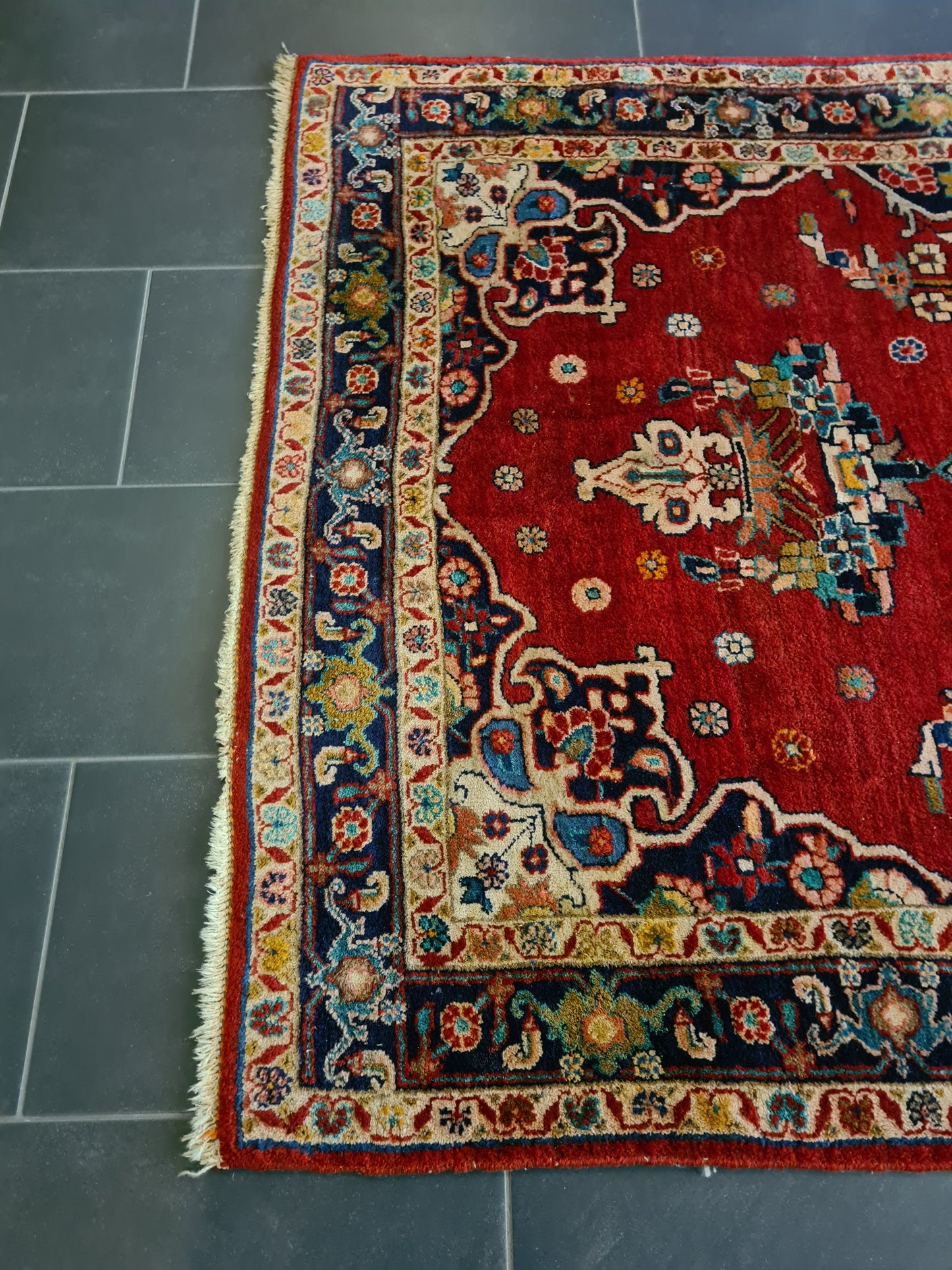 Perserteppich Orientteppich Handgeknüpfter Teppich Sarough 220x130cm