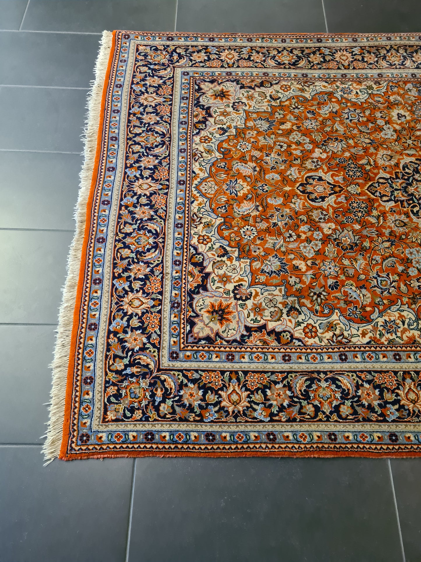 Perserteppich Orientteppich Handgeknüpfter Teppich Bidjar fein 245x155cm