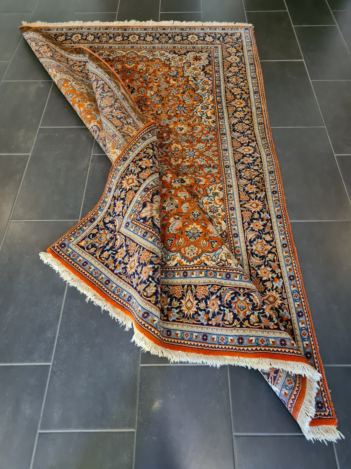 Perserteppich Orientteppich Handgeknüpfter Teppich Bidjar fein 245x155cm