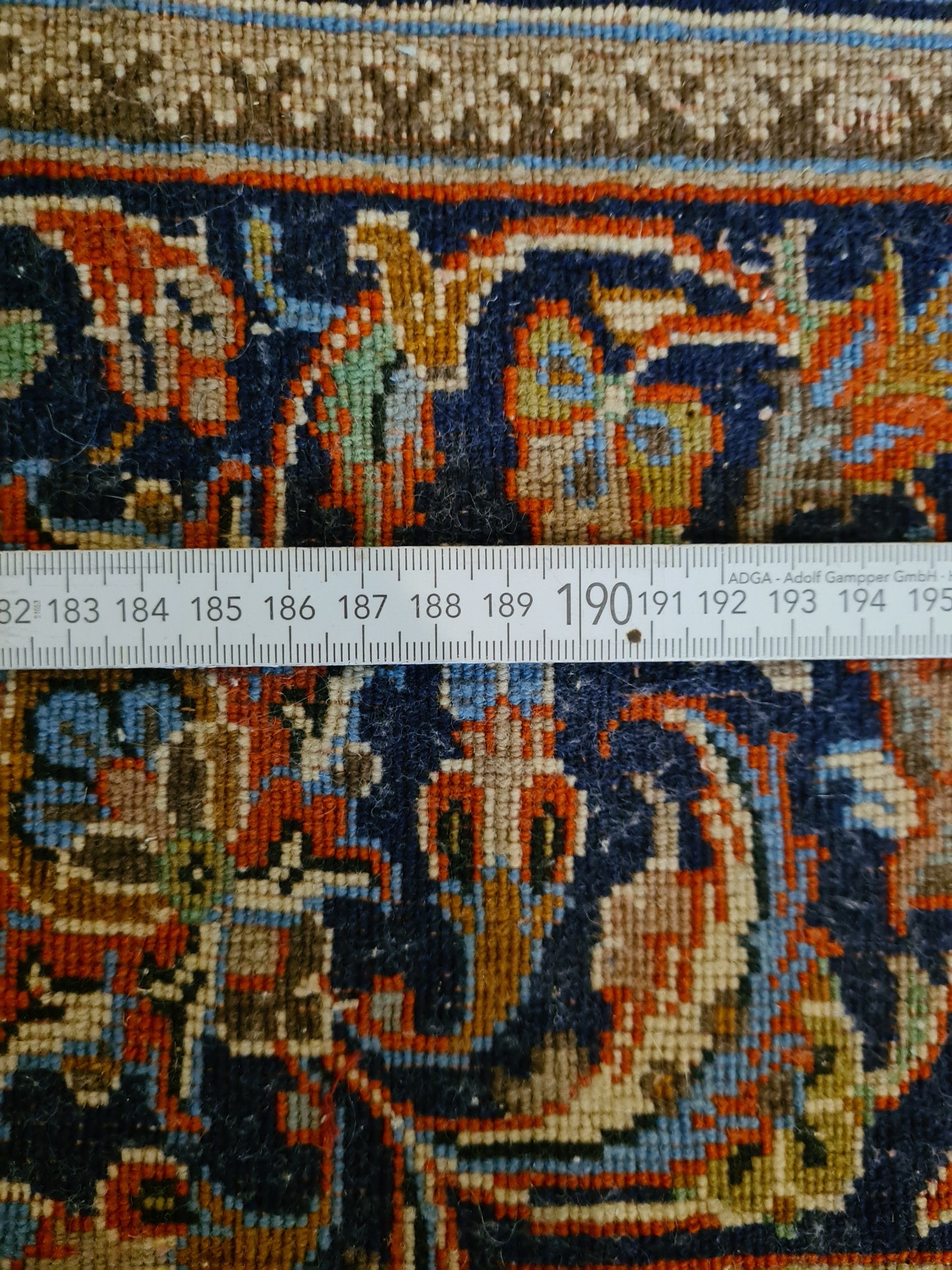 Perserteppich Orientteppich Handgeknüpfter Teppich Bidjar fein 245x155cm