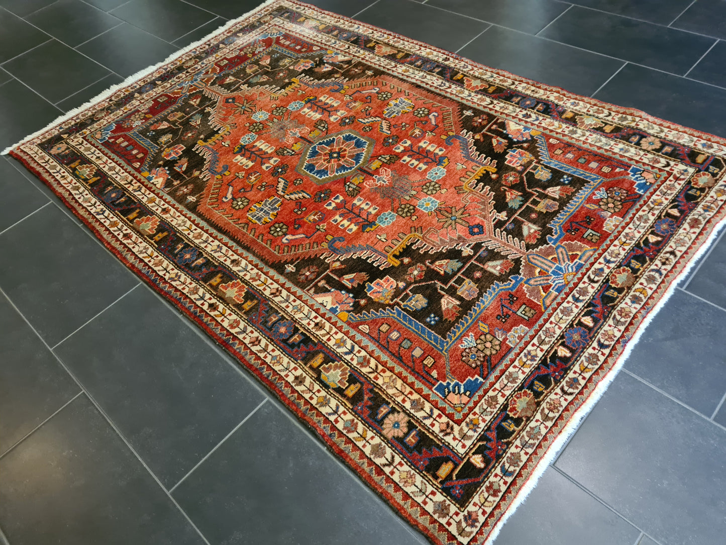 Perserteppich Orientteppich Handgeknüpfter Teppich Malaya 220x155cm