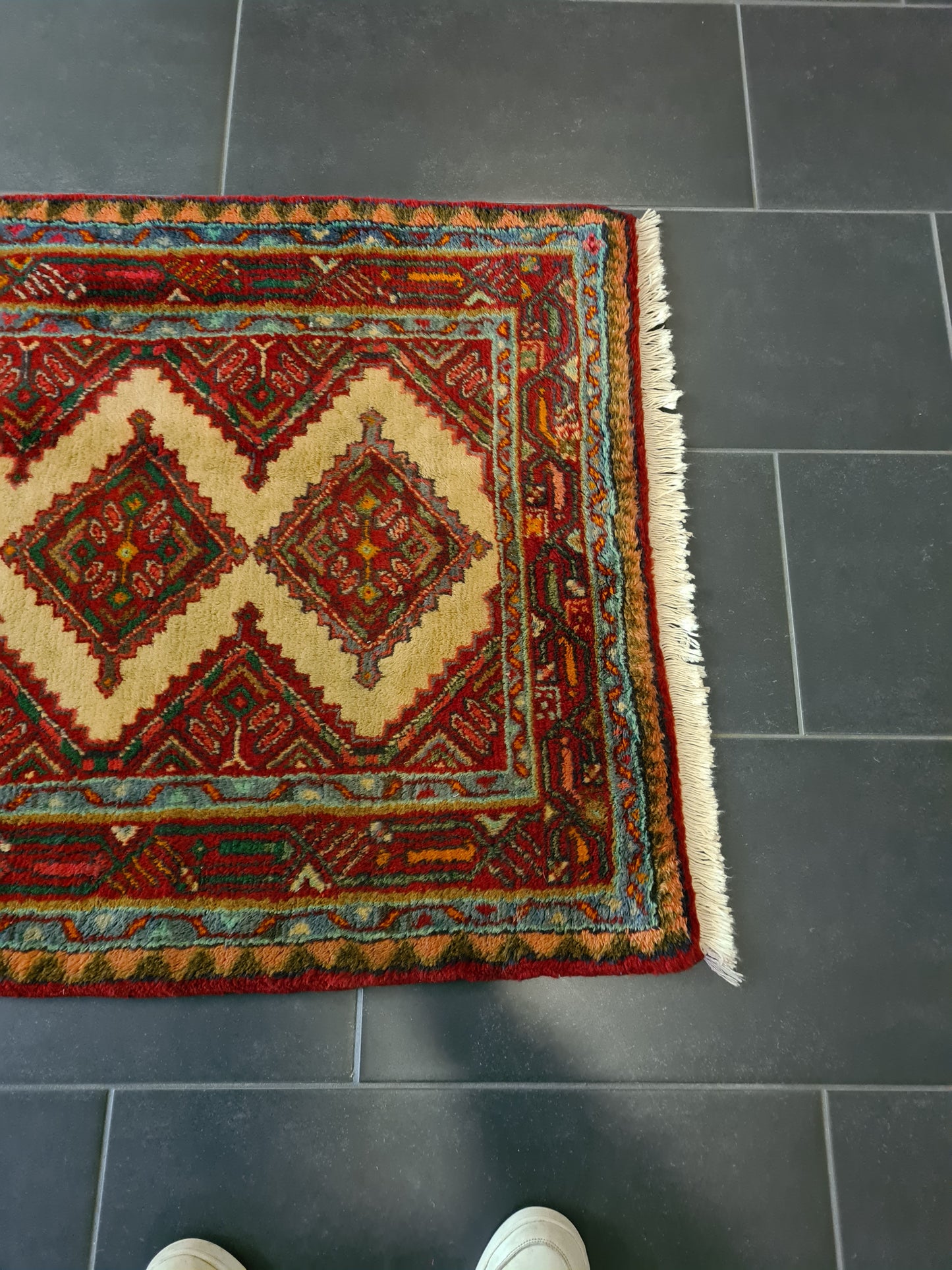 Perserteppich Orientteppich Handgeknüpfter Teppich Malaya 292x81cm