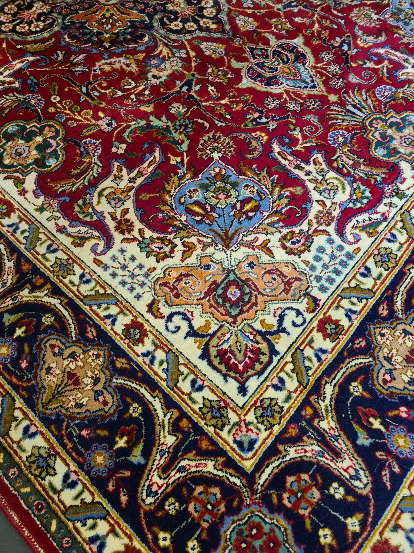 Perserteppich Orientteppich Täbris Handgeknüpfter Teppich 350x250cm