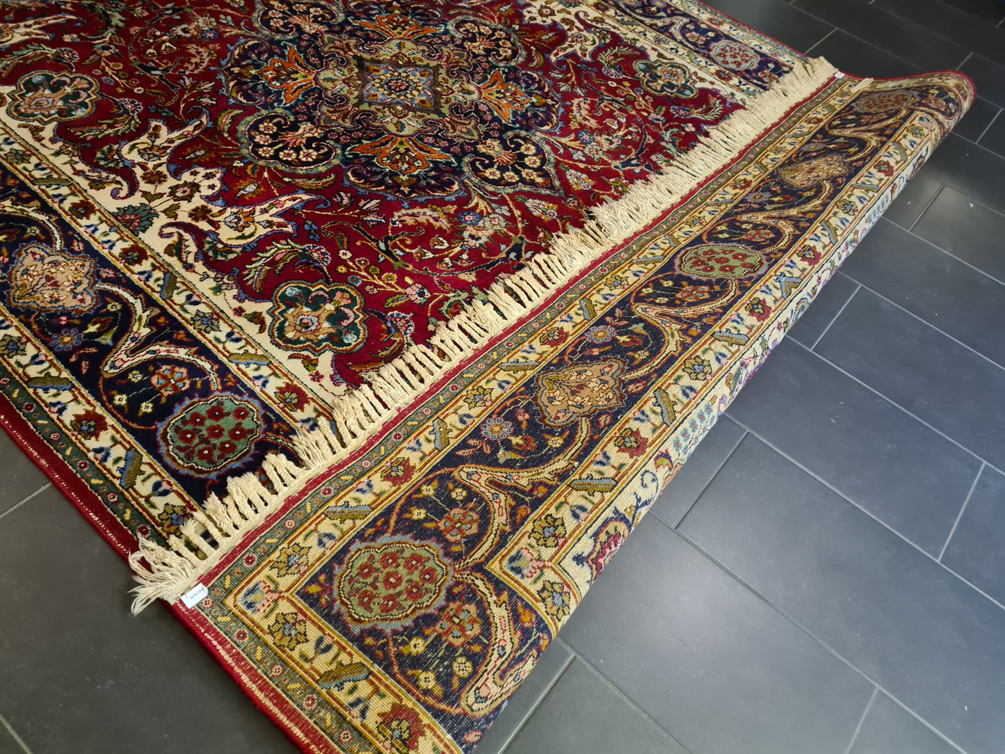 Perserteppich Orientteppich Täbris Handgeknüpfter Teppich 350x250cm