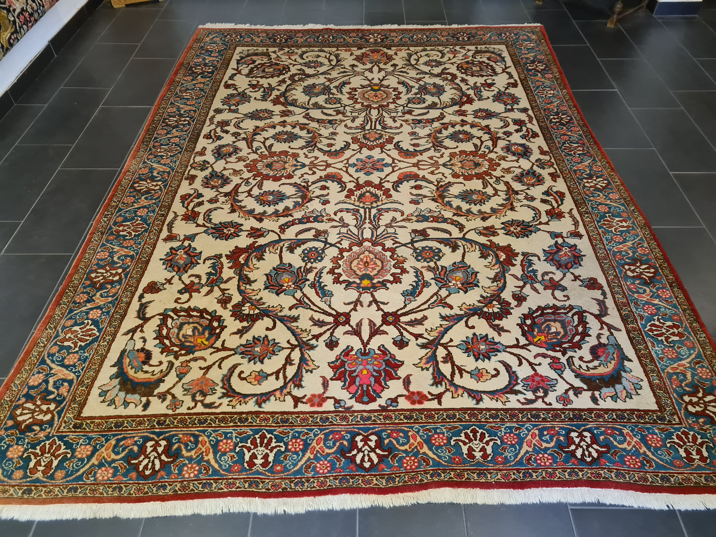 Perserteppich Orientteppich Täbris Handgeknüpfter Teppich 323x243cm