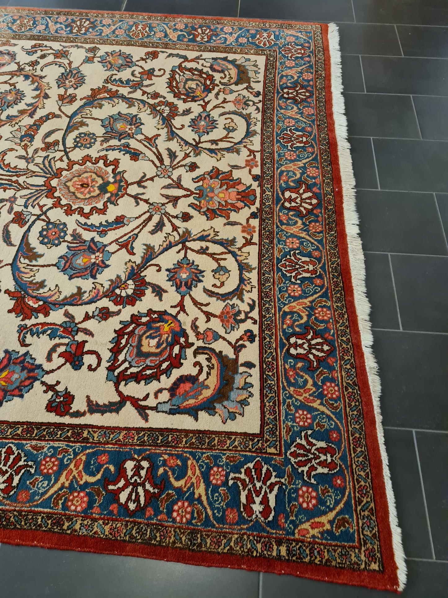 Perserteppich Orientteppich Täbris Handgeknüpfter Teppich 323x243cm