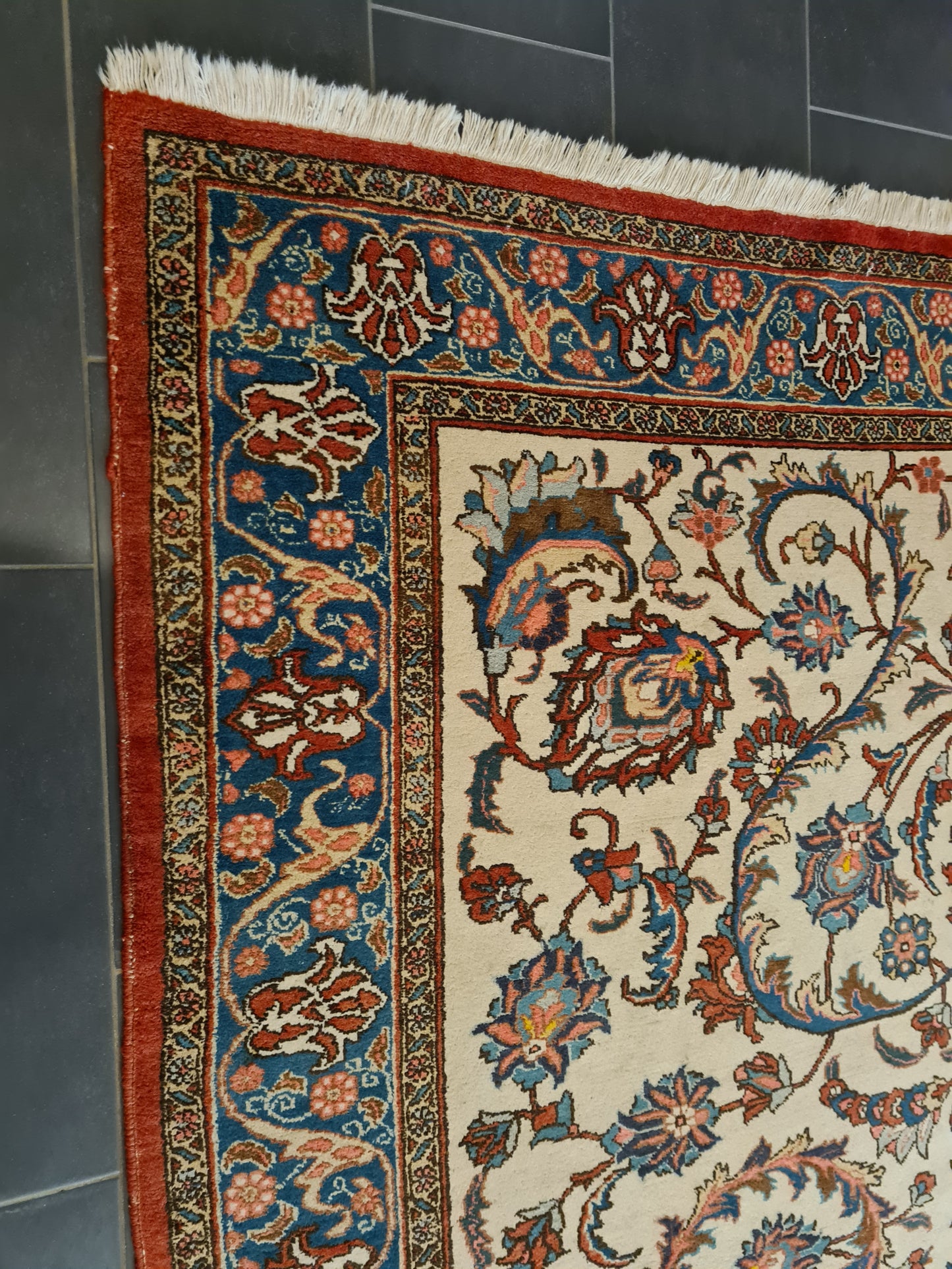 Perserteppich Orientteppich Täbris Handgeknüpfter Teppich 323x243cm