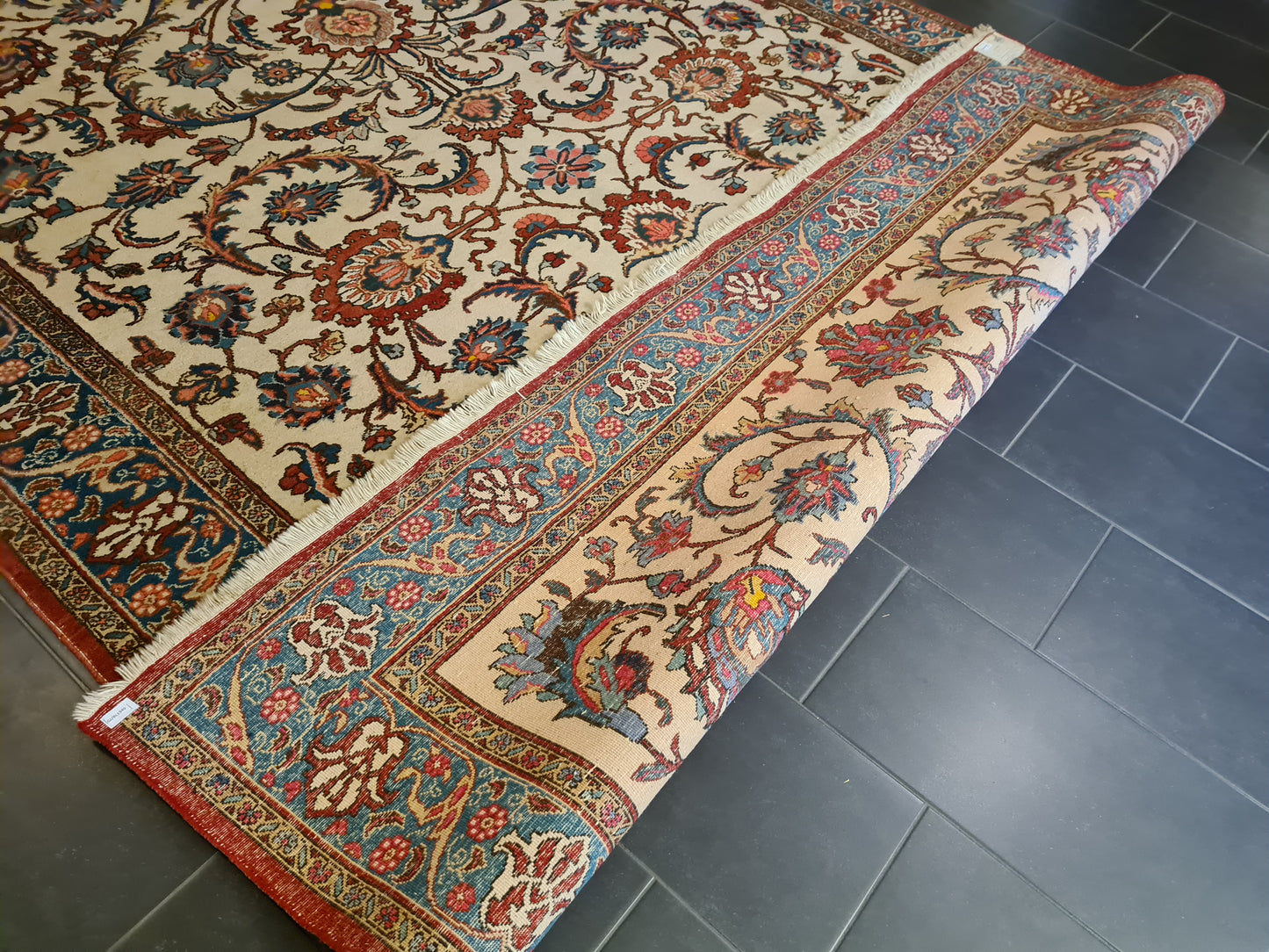 Perserteppich Orientteppich Täbris Handgeknüpfter Teppich 323x243cm