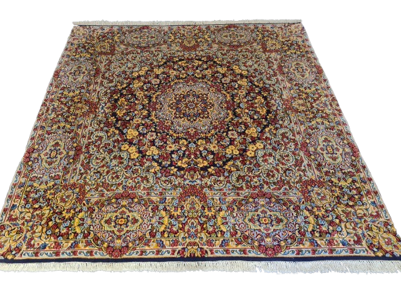 Perserteppich Orientteppich Handgeknüpfter Teppich Kirman 235x235cm
