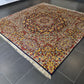 Perserteppich Orientteppich Handgeknüpfter Teppich Kirman 235x235cm