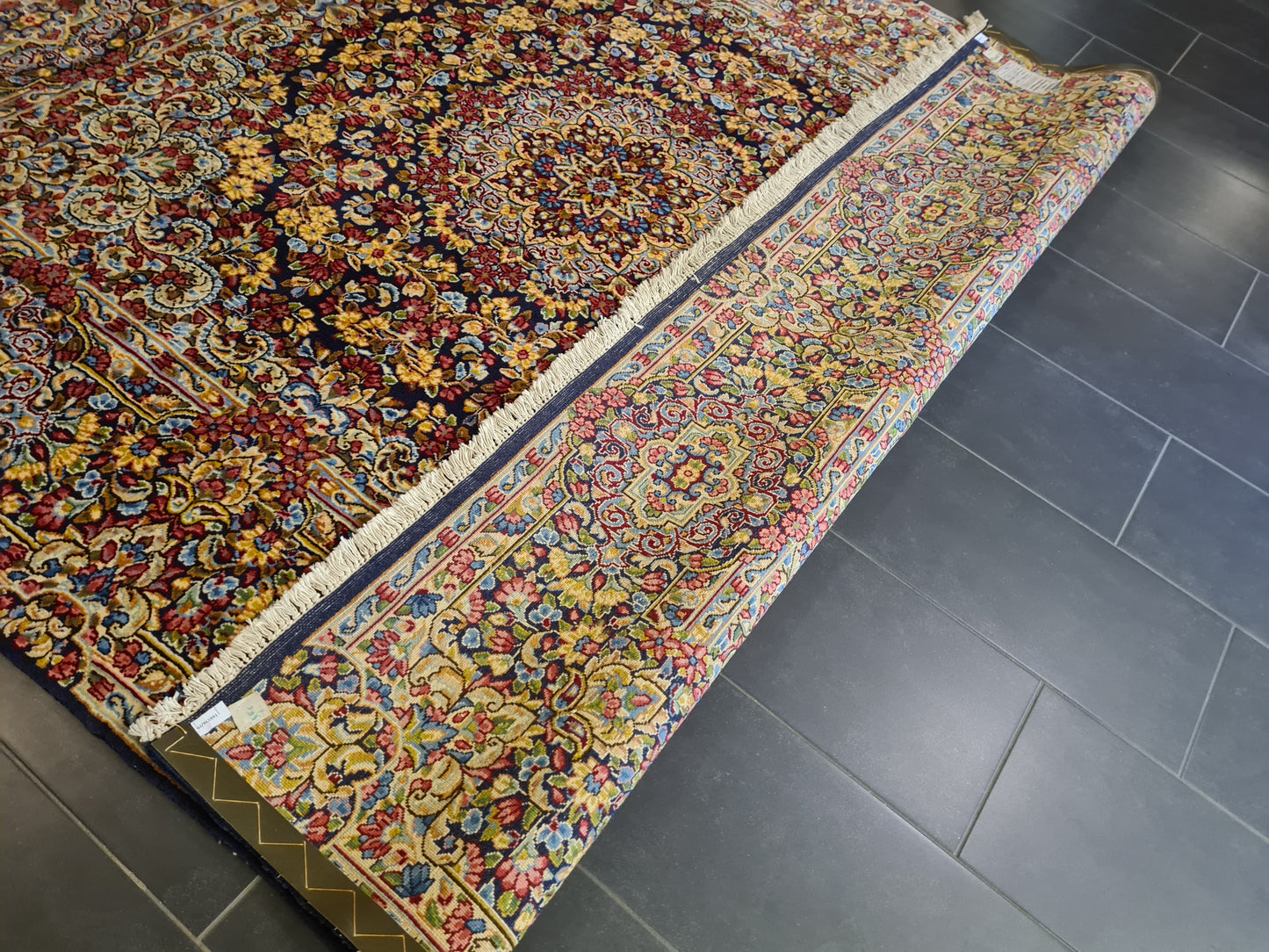 Perserteppich Orientteppich Handgeknüpfter Teppich Kirman 235x235cm