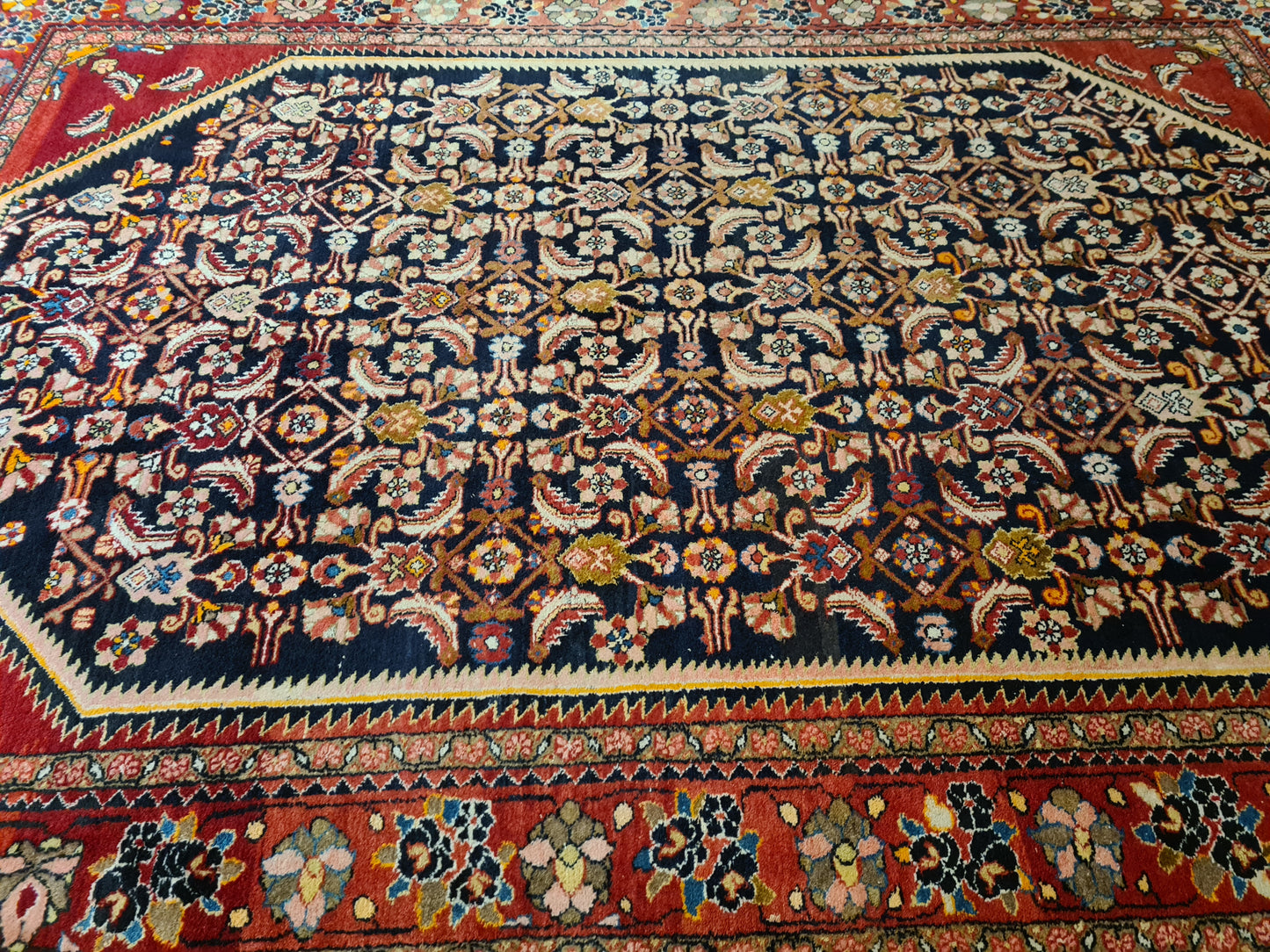 Orientteppich Perserteppich Handgeknüpfter Mahal Sarough 325x225cm