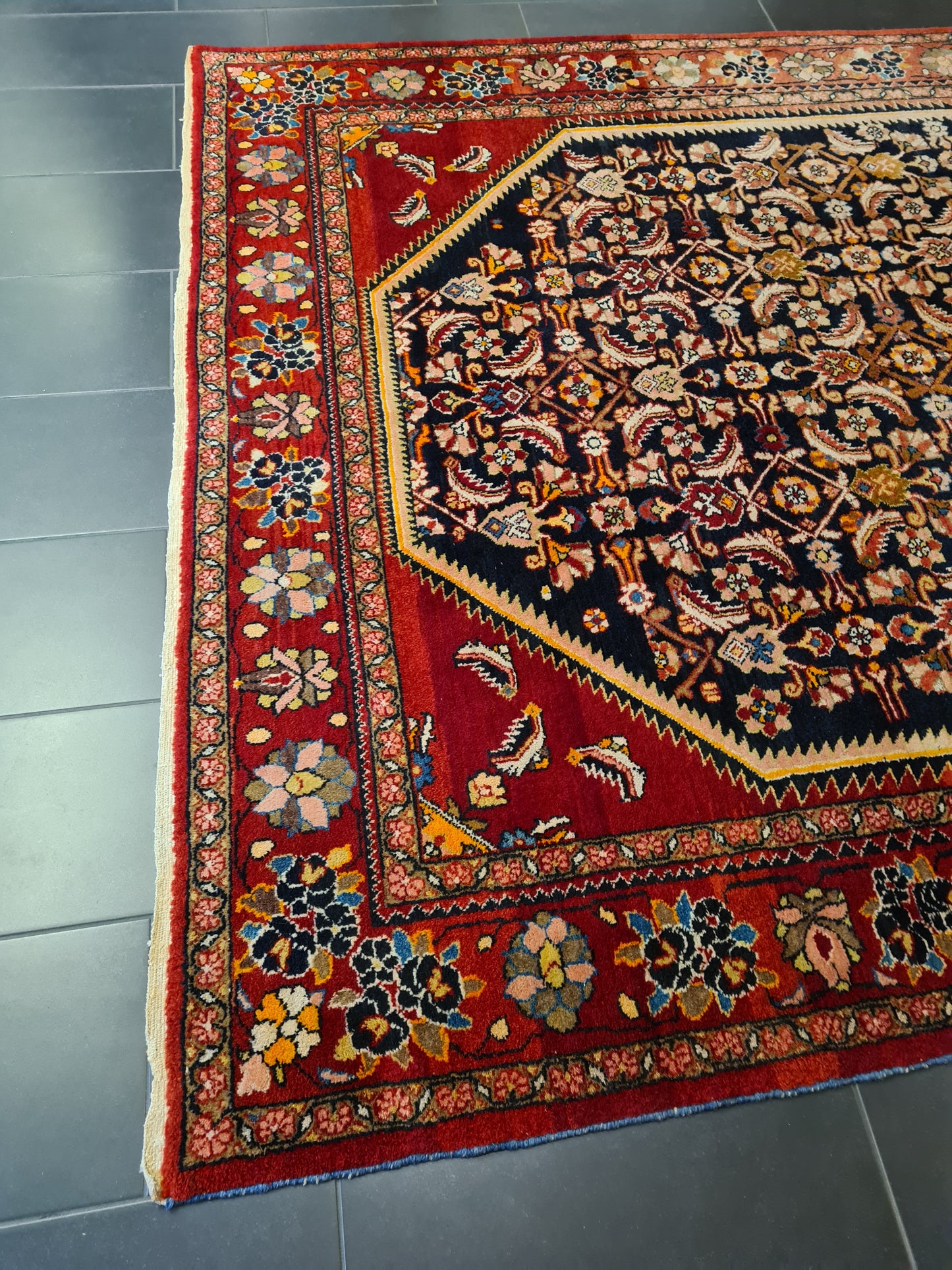 Orientteppich Perserteppich Handgeknüpfter Mahal Sarough 325x225cm