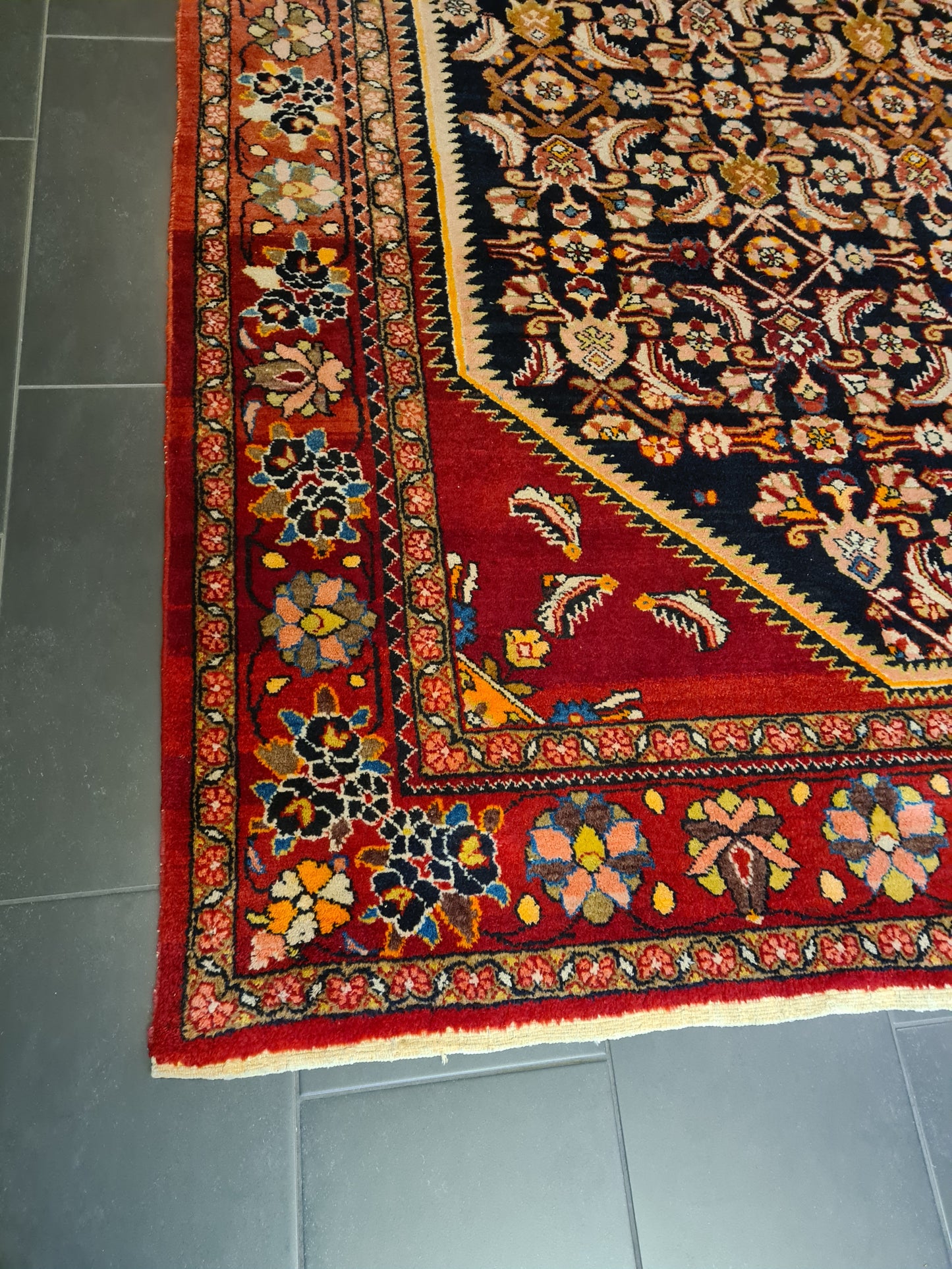 Orientteppich Perserteppich Handgeknüpfter Mahal Sarough 325x225cm