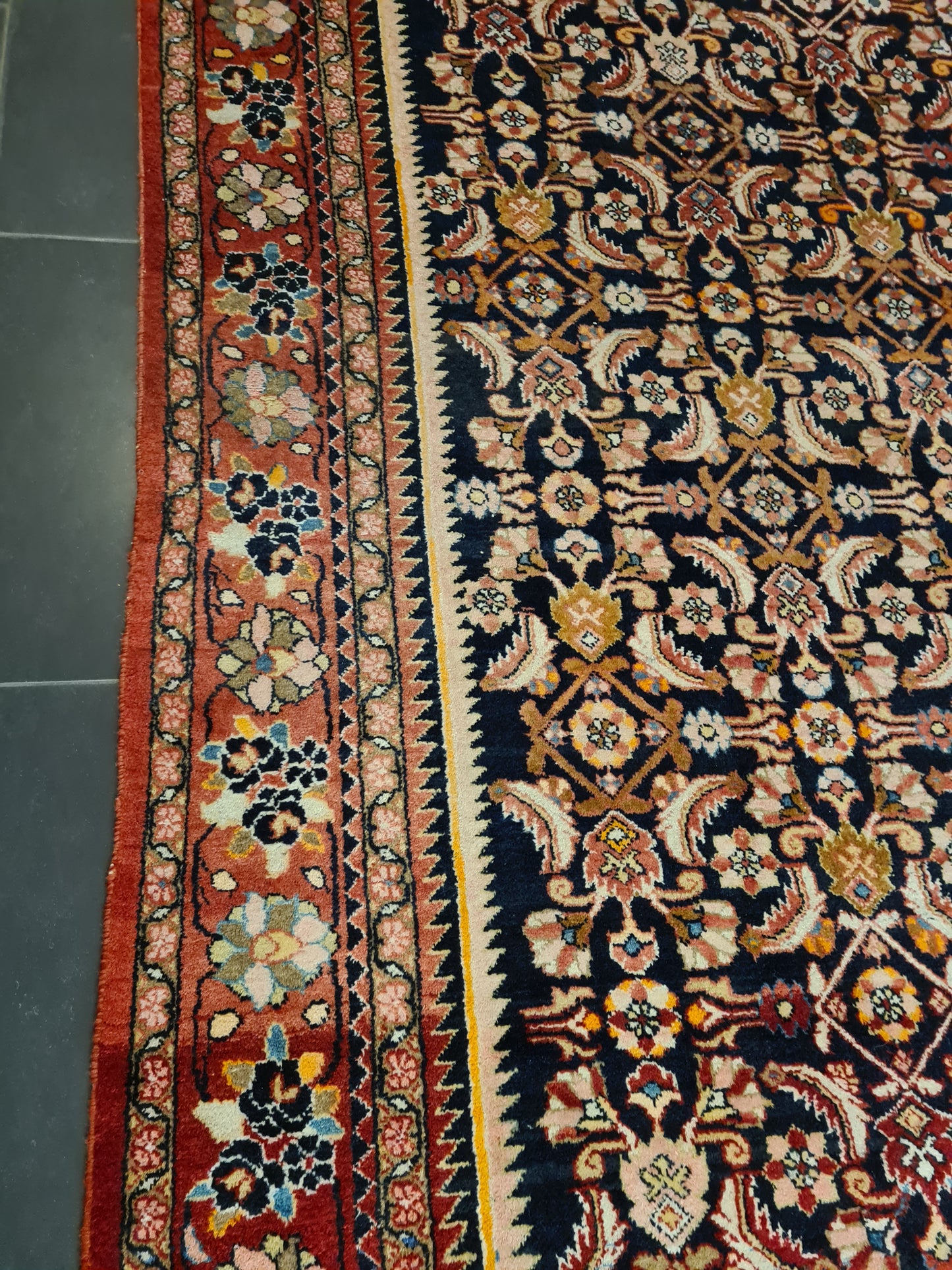 Orientteppich Perserteppich Handgeknüpfter Mahal Sarough 325x225cm