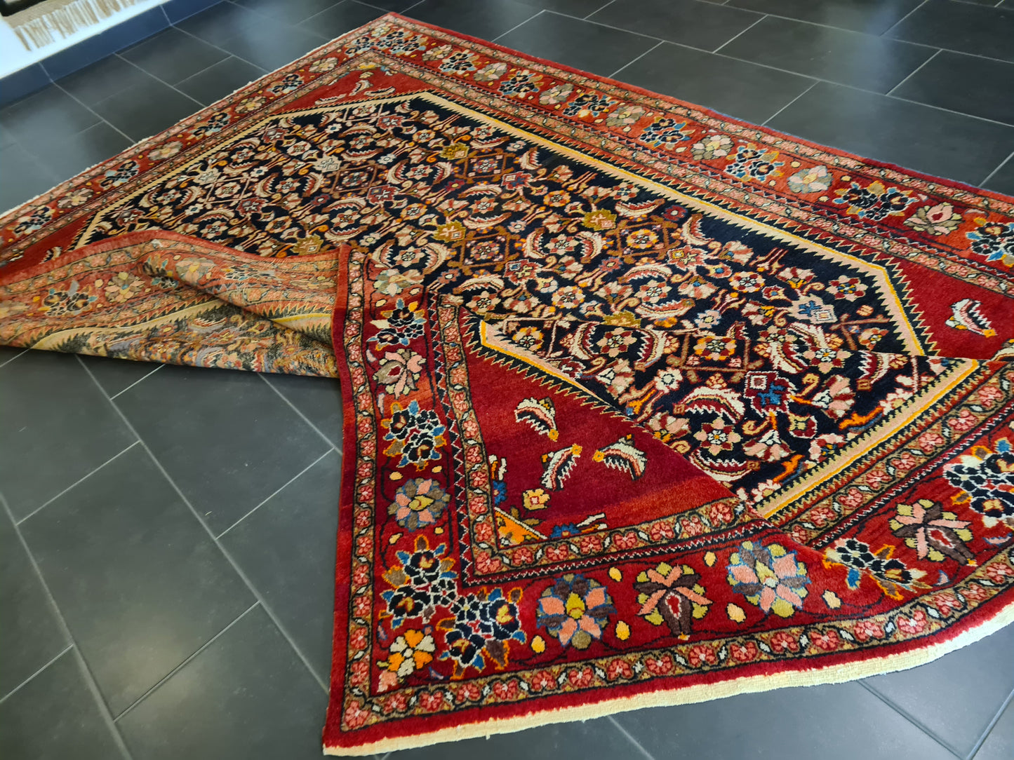 Orientteppich Perserteppich Handgeknüpfter Mahal Sarough 325x225cm