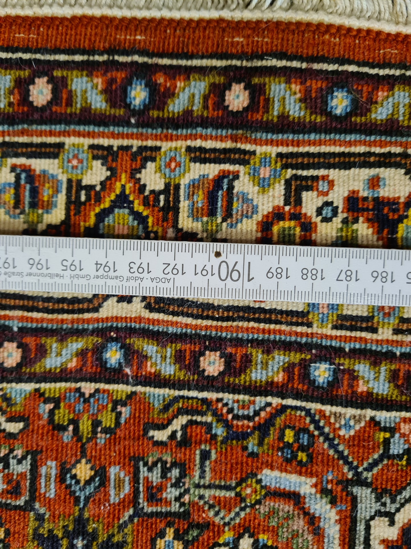 Perserteppich Orientteppich Handgeknüpfter Teppich Bidjar 198x75cm