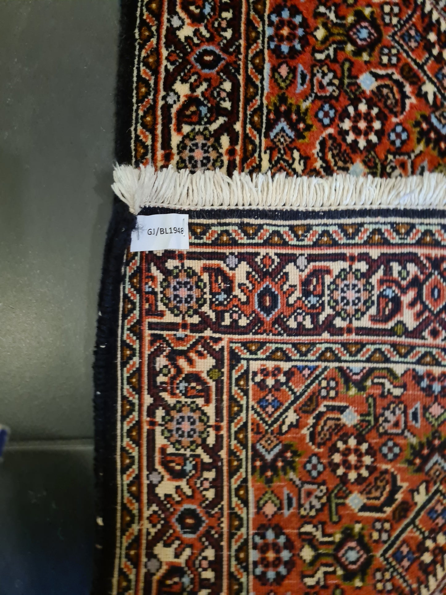 Perserteppich Orientteppich Handgeknüpfter Teppich Bidjar 250x60cm