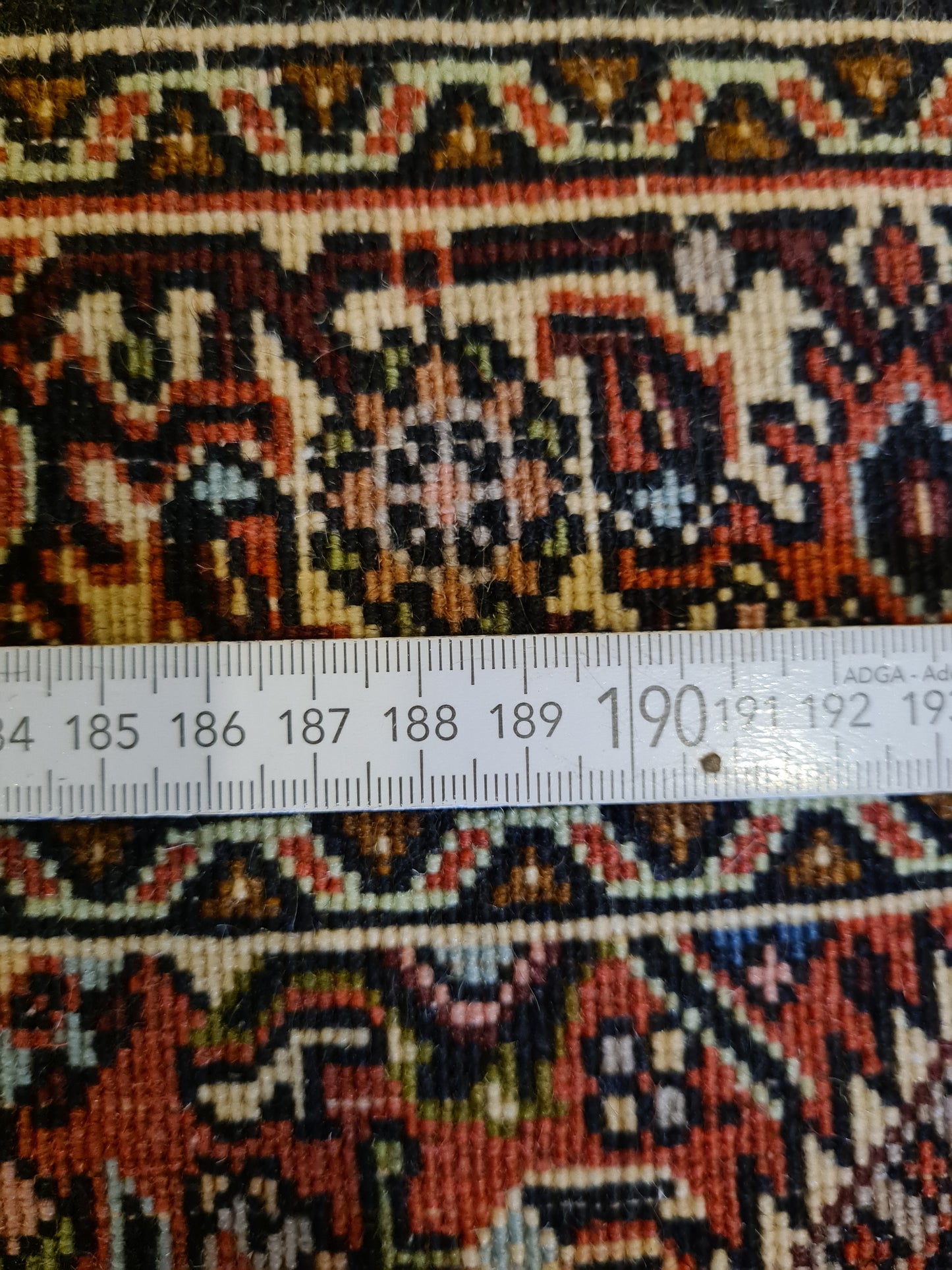 Perserteppich Orientteppich Handgeknüpfter Teppich Bidjar 250x60cm