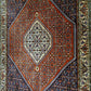 Perserteppich Orientteppich Handgeknüpfter Teppich Bidjar 167x115cm