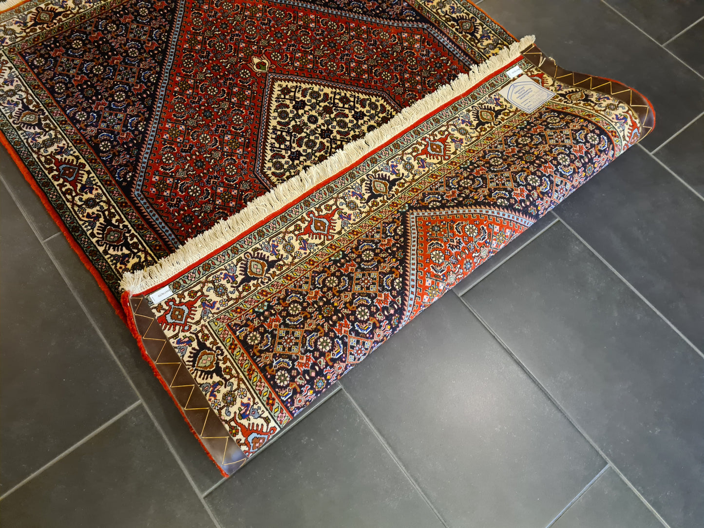 Perserteppich Orientteppich Handgeknüpfter Teppich Bidjar 167x115cm