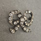 Vintage-Brosche Schleife mit Strass – Funkelnder Retro-Charme