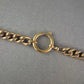 Vintage Gliederkette aus Messing – Zeitloses Design mit Federringverschluss