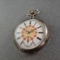 Antike Silber-Taschenuhr mit Ankerwerk – 800er Silbergehäuse