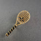 Vergoldete Tennis-Brosche mit Strass – Sportlich & Elegant